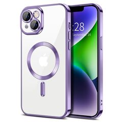 Techsuit Husa pentru iPhone 14 Plus - Techsuit Luxury Crystal MagSafe - Light Purple 5949419136908 έως 12 άτοκες Δόσεις