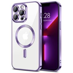 Techsuit Husa pentru iPhone 13 Pro - Techsuit Luxury Crystal MagSafe - Light Purple 5949419137172 έως 12 άτοκες Δόσεις