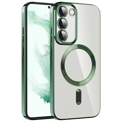 Techsuit Husa pentru Samsung Galaxy S21 5G - Techsuit Luxury Crystal MagSafe - Deep Green 5949419136267 έως 12 άτοκες Δόσεις