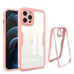 Techsuit Husa pentru iPhone 12 Pro Max + Folie - Techsuit ColorVerse 360 Series - Pink 5949419152892 έως 12 άτοκες Δόσεις