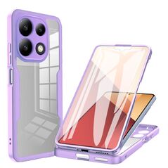 Techsuit Husa pentru Xiaomi Redmi Note 13 Pro 4G + Folie - Techsuit ColorVerse 360 Series - Purple 5949419151055 έως 12 άτοκες Δόσεις