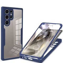 Techsuit Husa pentru Samsung Galaxy S24 Ultra + Folie - Techsuit ColorVerse 360 Series - Blue 5949419151826 έως 12 άτοκες Δόσεις