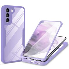 Techsuit Husa pentru Samsung Galaxy S21 FE 5G + Folie - Techsuit ColorVerse 360 Series - Purple 5949419152298 έως 12 άτοκες Δόσεις