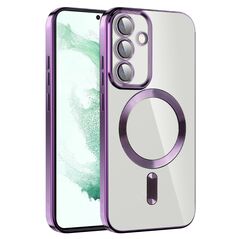 Techsuit Husa pentru Samsung Galaxy S24 - Techsuit Luxury Crystal MagSafe - Light Purple 5949419135109 έως 12 άτοκες Δόσεις