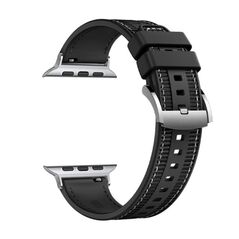 Techsuit Curea pentru Apple Watch 1/2/3/4/5/6/7/8/9/SE/SE 2 (38/40/41mm) - Techsuit Watchband (W051) - Black 5949419108523 έως 12 άτοκες Δόσεις
