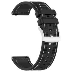 Techsuit Curea pentru Huawei Watch GT 2 (46mm)/GT 2 Pro/GT 3 Pro (46mm)/Ultimate, Xiaomi Watch S1 - Techsuit Watchband (W051) - Black 5949419093331 έως 12 άτοκες Δόσεις