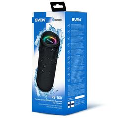 Sven 2.0 Portable Speaker PS-160 Black 2x6W Bluetooth (SV-021214) έως 12 άτοκες Δόσεις