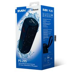 Sven 2.0 Portable Speaker PS-295 Blue 2x10W Waterproof Bluetooth (SV-020200) έως 12 άτοκες Δόσεις