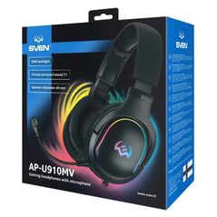 Sven Gaming Headphones With Microphone AP-U910MV Black (SV-021078) έως 12 άτοκες Δόσεις