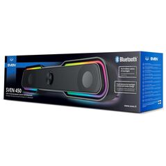 Sven 2.0 Speakers 450 Black USB Bluetooth 2x5W (SV-020958) έως 12 άτοκες Δόσεις