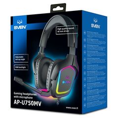 Sven Gaming Headphones With Microphone AP-U750MV Black (SV-020781) έως 12 άτοκες Δόσεις