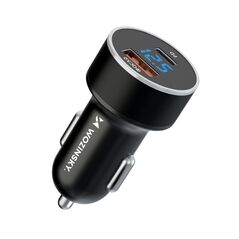 Wozinsky WDCCAC USB-C USB-A 36W car charger - black