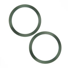 Metal Ring (2 in set) green 5907457764231