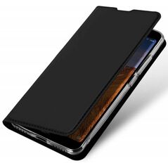 HUAWEI Y6P case with a Dux Ducis leather skin leather flip navy black 6934913061084