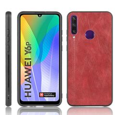 HUAWEI Y6P case Leather Hybrid case red 09098404