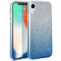 HUAWEI Y5P case Glitter silver-blue 09098725