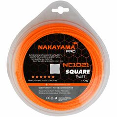 Nakayama pro Nc1021 Μεσινεζα Square Twist 2.4mm-15m 043249 έως 12 Άτοκες Δόσεις