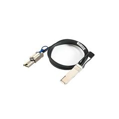QSFP 40GB+SFF-8436 TO MINISAS SFF-8088 PASSIVE DDR CABLE 1M