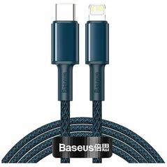 Baseus High Density Braided Cable Type-C to Lightning PD  20W  2m blue (CATLGD-A03) (BASCATLGD-A03) έως 12 άτοκες Δόσεις