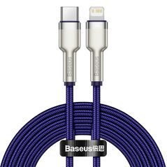 Baseus Cafule Series USB-C cable for Lightning 20W 2m purple (CATLJK-B05) (BASCATLJK-B05) έως 12 άτοκες Δόσεις