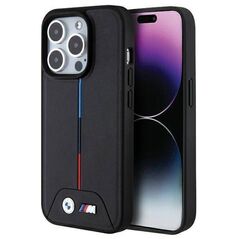 Original Case APPLE IPHONE 15 PRO BMW Quilted Tricolor MagSafe (Bmhmp15l22pvtk) black 3666339145767