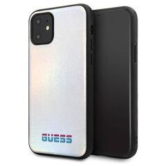 Original Case IPHONE 11 PRO MAX Guess Hard Case Iridescent (GUHCN65BLD) silver 3700740461532