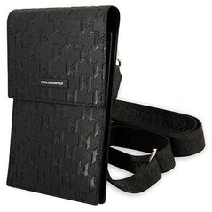 Bag Karl Lagerfeld Monogram Plate (KLWBSAMSMK) black 3666339051778