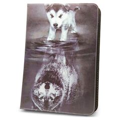 Univerzális 9-10&quot; kinyitható tablet tok (Little Wolf) 5900495788108
