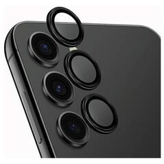 Tempered Glass for Camera SAMSUNG GALAXY S24+ UNIQ Optix Aluminium Camera Lens Protector z Aplikatorem czarny 8886463688038