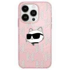 Original Case IPHONE 13 PRO MAX Karl Lagerfeld Hardcase IML Choupette Head & Monogram (KLHCP13XHKLPCHP) pink 3666339286095