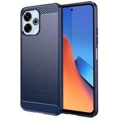 Techsuit Case for Xiaomi Redmi 13 / Poco M6 4G - Techsuit Carbon Silicone - Blue 5949419198784 έως 12 άτοκες Δόσεις