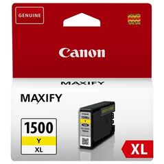 Canon Μελάνι Inkjet PGI-1500Y XL Yellow (9195B001) (CANPGI-1500Y) έως 12 άτοκες Δόσεις