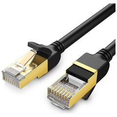 UGREEN NW107 Ethernet RJ45 Round network cable, Cat.7, STP, 5m (Black) 6957303882717