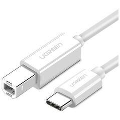 USB 2.0 C-B UGREEN US241 to 1.5m printer cable (white) 6957303844173
