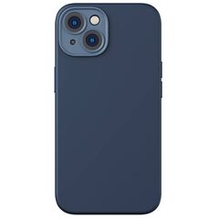 Baseus Liquid Silica Magnetic Case and Tempered Glass set for iPhone 14 Plus (blue) 6932172615260