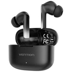 VENTION True Wireless ENC Bluetooth Earbuds Elf E04 Black (NBIB0) (VENNBIB0) έως 12 άτοκες Δόσεις