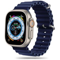 Strap for APPLE WATCH 4 / 5 / 6 / 7 / 8 / 9 / SE / ULTRA 1 / 2 (42 / 44 / 45 / 49 MM) Tech-Protect IconBand Pro Midnight Blue 5906302310272