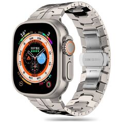 Strap for APPLE WATCH 4 / 5 / 6 / 7 / 8 / 9 / SE / ULTRA 1 / 2 (42 / 44 / 45 / 49 MM) Tech-Protect Stainless TItanium 5906203699582
