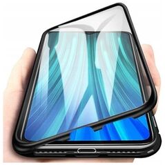 Case SAMSUNG GALAXY S23 Double Magnetic 360° Aluminum and Tempered Glass black 5904161131724