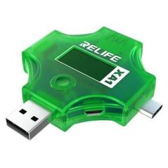 Διαγνωστικό USB A και USB C Relife XA1  με Οθόνη Μέτρησης Τάσης - Κατανάλωσης - Φόρτισης 6941590210384 6941590210384 έως και 12 άτοκες δόσεις