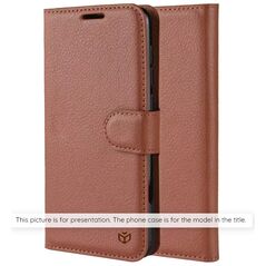 Techsuit Case for Realme 12 / 12x - Techsuit Leather Folio - Brown 5949419190214 έως 12 άτοκες Δόσεις