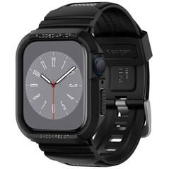 Case for APPLE WATCH 4 / 5 (44 mm) Spigen Rugged Armor Pro black 8809613768060