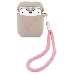 Original Case APPLE AIRPODS Guess Silicone Vintage (GUACA2LSVSGP) gray 3700740495490