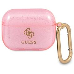 Case APPLE AIRPODS PRO Guess Glitter Collection (GUAPUCG4GP) pink 3666339009946