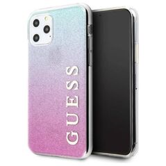 Original Case IPHONE 11 PRO MAX Guess Hard Case Glitter Gradient (GUHCN65PCUGLPBL) blue & pink 3700740469224