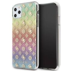 Original Case IPHONE 11 PRO MAX Guess Multicolor Hard Case Iridescent 4G Peony (GUHCN65PEOML) multicolored 3700740461594
