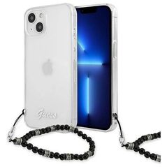 Original Case IPHONE 13 Guess Hardcase Black Pearl (GUHCP13MKPSBK) transparent 3666339025205