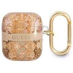 Case APPLE AIRPODS Guess AirPods Paisley Strap Collection (GUA2HHFLD) gold 3666339041892