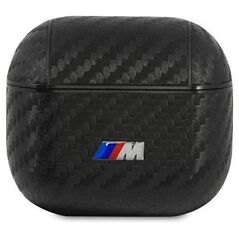 Original Case APPLE AIRPODS 3 BMW Cover PU Carbon M Collection (BMA3WMPUCA) black 3666339009489