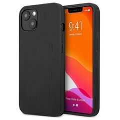 Case IPHONE 14 PLUS Mercedes AMG Hardcase Leather Hot Stamped (AMHCP14MDOLBK) black 3666339071318